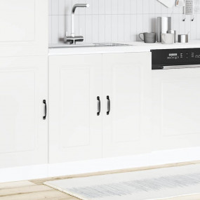 Sink Base Cabinet White Engineered Wood Large Adjustabl...