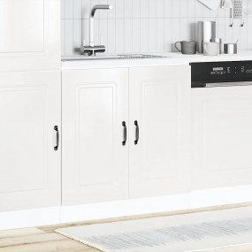 Sink Base Cabinet High gloss white Engineered wood