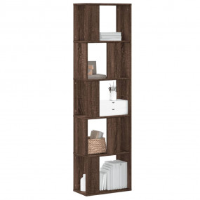 Bookcase Brown oak Engineered wood Large Bookcase Recta...