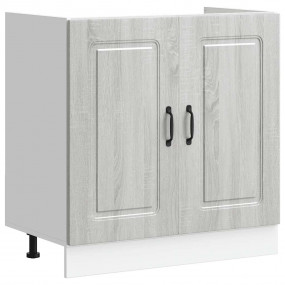 Sink Base Cabinet Grey Sonoma Engineered Wood Adjustabl...