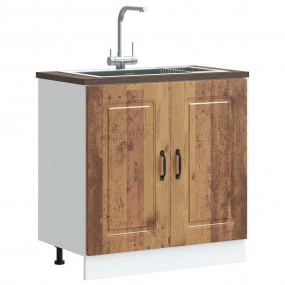 Sink Base Cabinet Old Wood Engineered Wood 31.5x18.1x32...