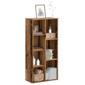 Bookcase Old wood Engineered wood 19.7 in x 9.8 in x 41...