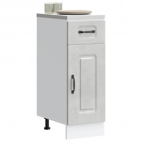 Kitchen Base Cabinet Concrete grey Engineered wood