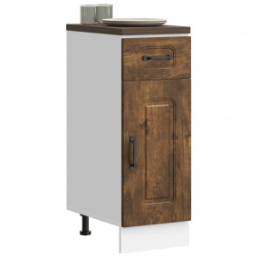 Kitchen Base Cabinet Smoked Oak Engineered Wood Standar...