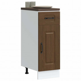 Kitchen Base Cabinet Brown Oak Engineered Wood Standard