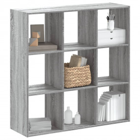 Bookcase Gray Sonoma Engineered wood Medium Bookcase Cu...