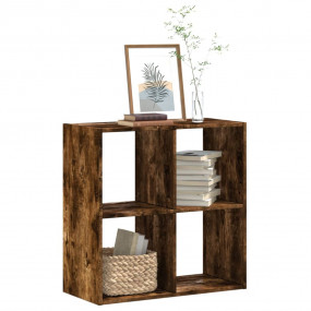 Bookcase Smoked oak Engineered wood Medium Bookcase Rec...