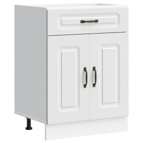 Kitchen Base Cabinet White Engineered wood Standard
