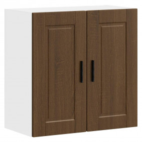 Kitchen Wall Cabinet Brown oak Engineered wood