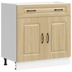 Kitchen Base Cabinet Sonoma oak Engineered wood Medium