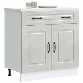 Kitchen Base Cabinet Concrete grey Engineered wood