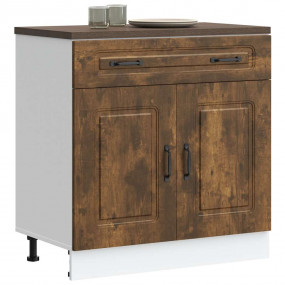 Kitchen Base Cabinet Smoked oak Engineered wood Medium