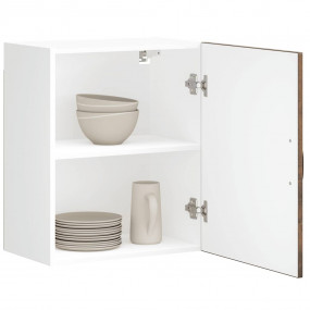 Kitchen Wall Cabinet Smoked Oak Engineered Wood Medium