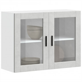 Kitchen Wall Cabinet Concrete gray Engineered wood and ...