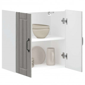Kitchen Wall Cabinet Grey Sonoma Engineered Wood
