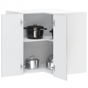 Kitchen Wall Corner Cabinet Concrete Gray Engineered Wo...