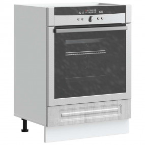 Oven Cabinet Grey Sonoma Engineered Wood Compact Adjust...