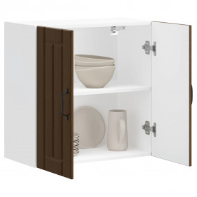 Kitchen Wall Cabinet Brown Oak Engineered Wood
