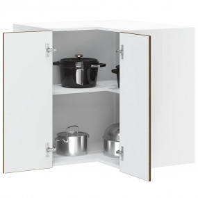 Kitchen Wall Corner Cabinet Brown Oak Engineered wood M...