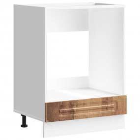 Oven Cabinet Old Wood Engineered Wood Compact Adjustabl...