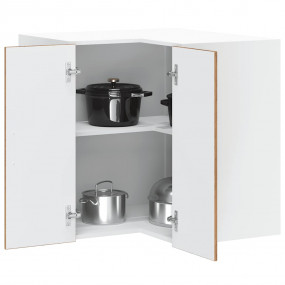 Kitchen Wall Corner Cabinet Old wood Engineered wood St...