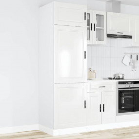 Kitchen Cupboard High gloss white Engineered wood Tall