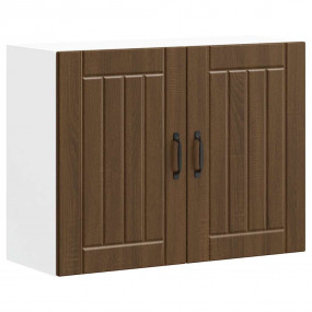 Kitchen Wall Cabinet Brown Oak Engineered Wood Medium