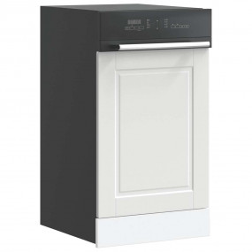 Dishwasher Panel White Engineered wood 17.7x0.6x26.4 in...