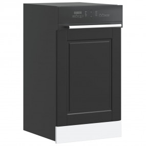 Dishwasher Panel Black Engineered wood Standard Durable