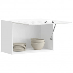 Kitchen Wall Cabinet Glossy white Engineered wood Mediu...