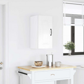 Kitchen Wall Cabinet High gloss white Engineered wood M...