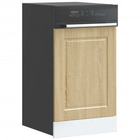 Dishwasher Panel Sonoma Oak Engineered Wood Medium Toug...