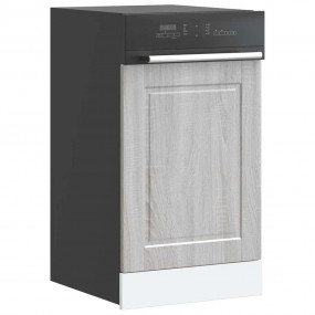 Dishwasher Panel Gray sonoma Engineered wood 17.7 x 0.6...