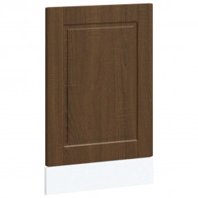 Dishwasher Panel Brown oak Engineered wood 17.7x0.6x26....