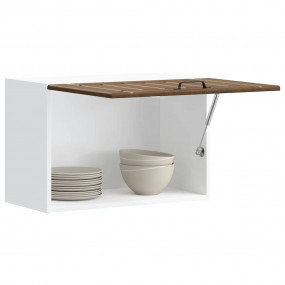 Kitchen Wall Cabinet Brown Oak Engineered Wood Medium