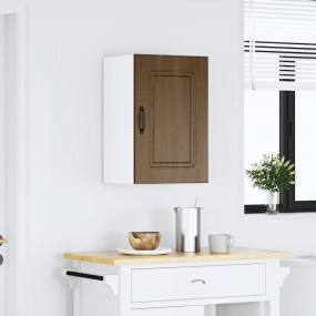 Kitchen Wall Cabinet Brown Oak Engineered Wood