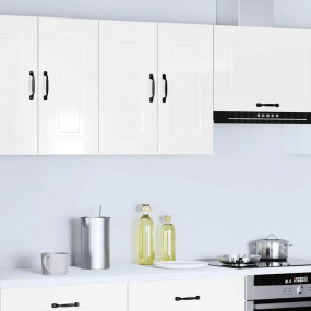 Kitchen Wall Cabinet High gloss white Engineered wood
