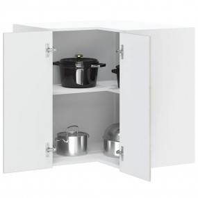 Kitchen Wall Corner Cabinet Concrete grey Engineered wo...