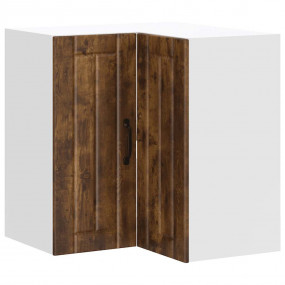 Kitchen Wall Corner Cabinet Smoked oak Engineered wood ...