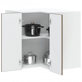 Kitchen Wall Corner Cabinet Brown Oak Engineered Wood