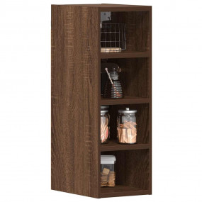 Hanging Cabinet Brown Oak Engineered Wood Compact Wall ...