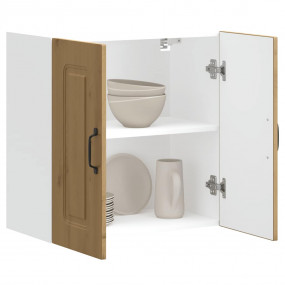 Kitchen Wall Cabinet Artisan oak Engineered wood 23.6 i...