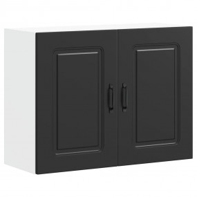 Kitchen Wall Cabinet Black Engineered wood Medium