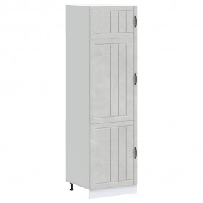 Kitchen Cupboard Concrete Grey Engineered Wood Large