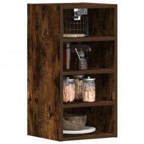 Hanging Cabinet Smoked Oak Engineered wood 11.8x11.6x23...