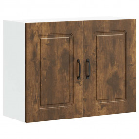Kitchen Wall Cabinet Smoked Oak Engineered wood