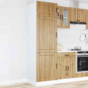 Kitchen Cupboard Artisan oak Engineered wood Tall kitch...