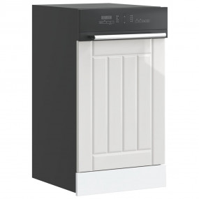 Dishwasher Panel High gloss white Engineered wood Stand...