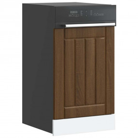 Dishwasher Panel Brown Oak Engineered wood Standard Dur...