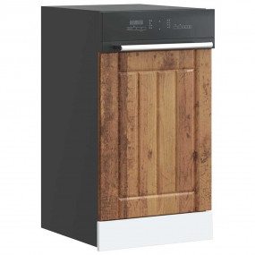Dishwasher Panel Old wood Engineered wood 17.7 x 0.6 x ...